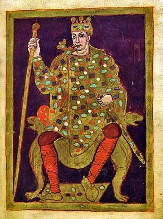 A Frankish King  possibly Bernard of Italy  ca. 851  